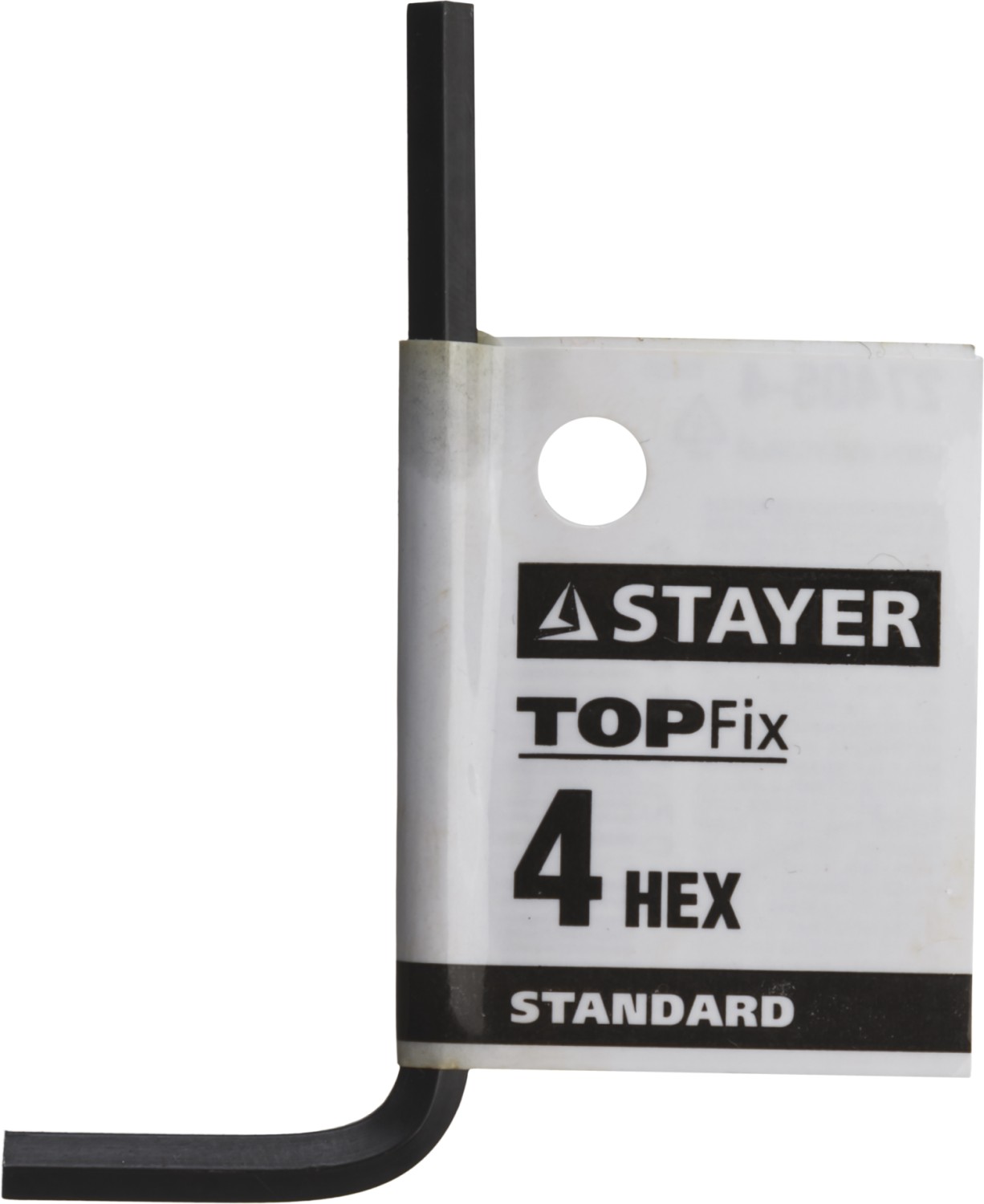 STAYER STANDARD, 4 мм, имбусовый ключ (27405-4)