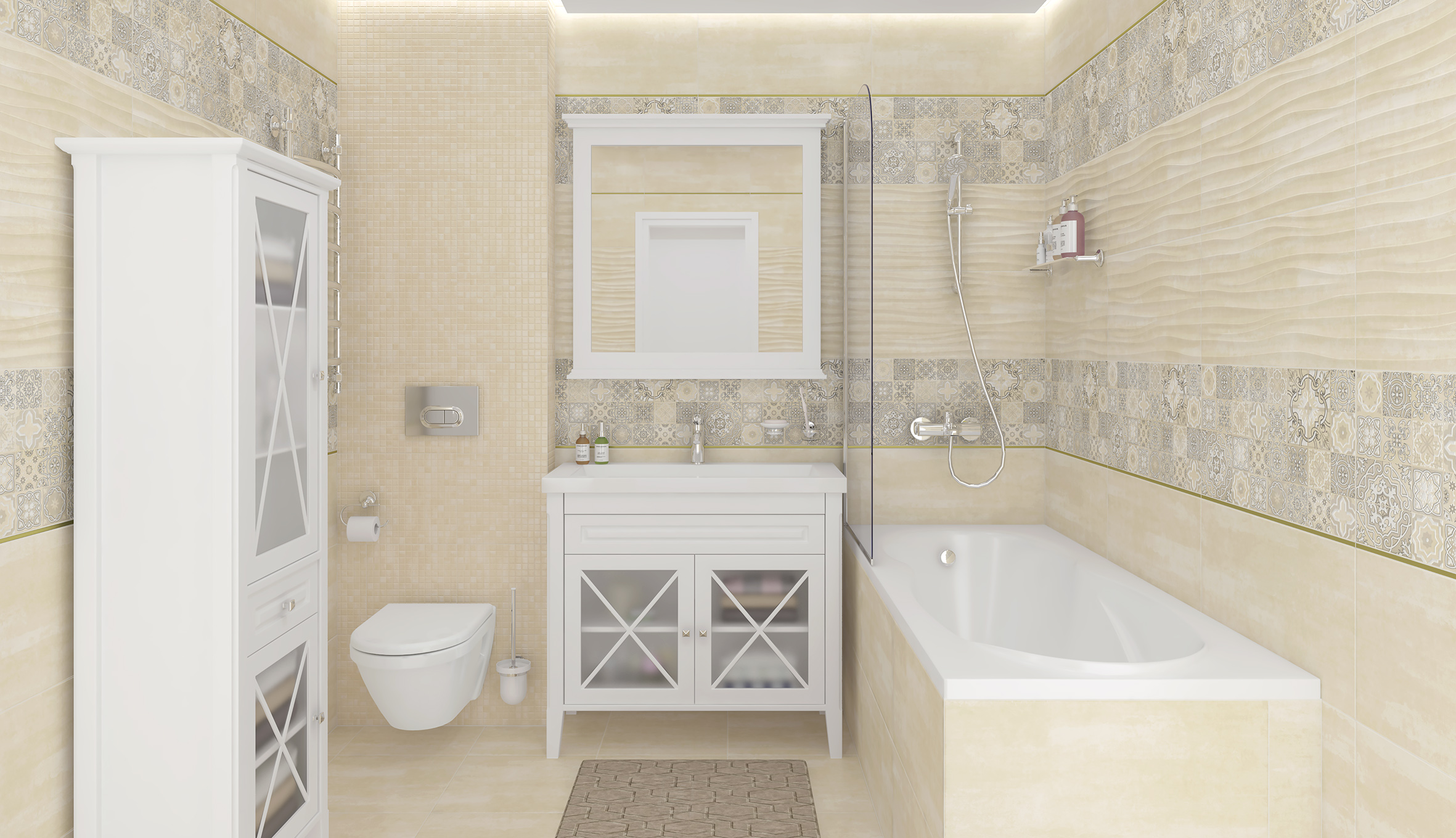 Concrete trigger бежевый 30x60