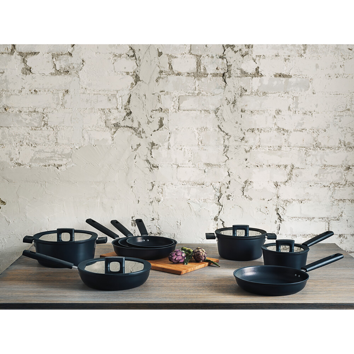 Кастрюля "hard face"  5 л, с крышкой (1/4) "fiskars" 1052228