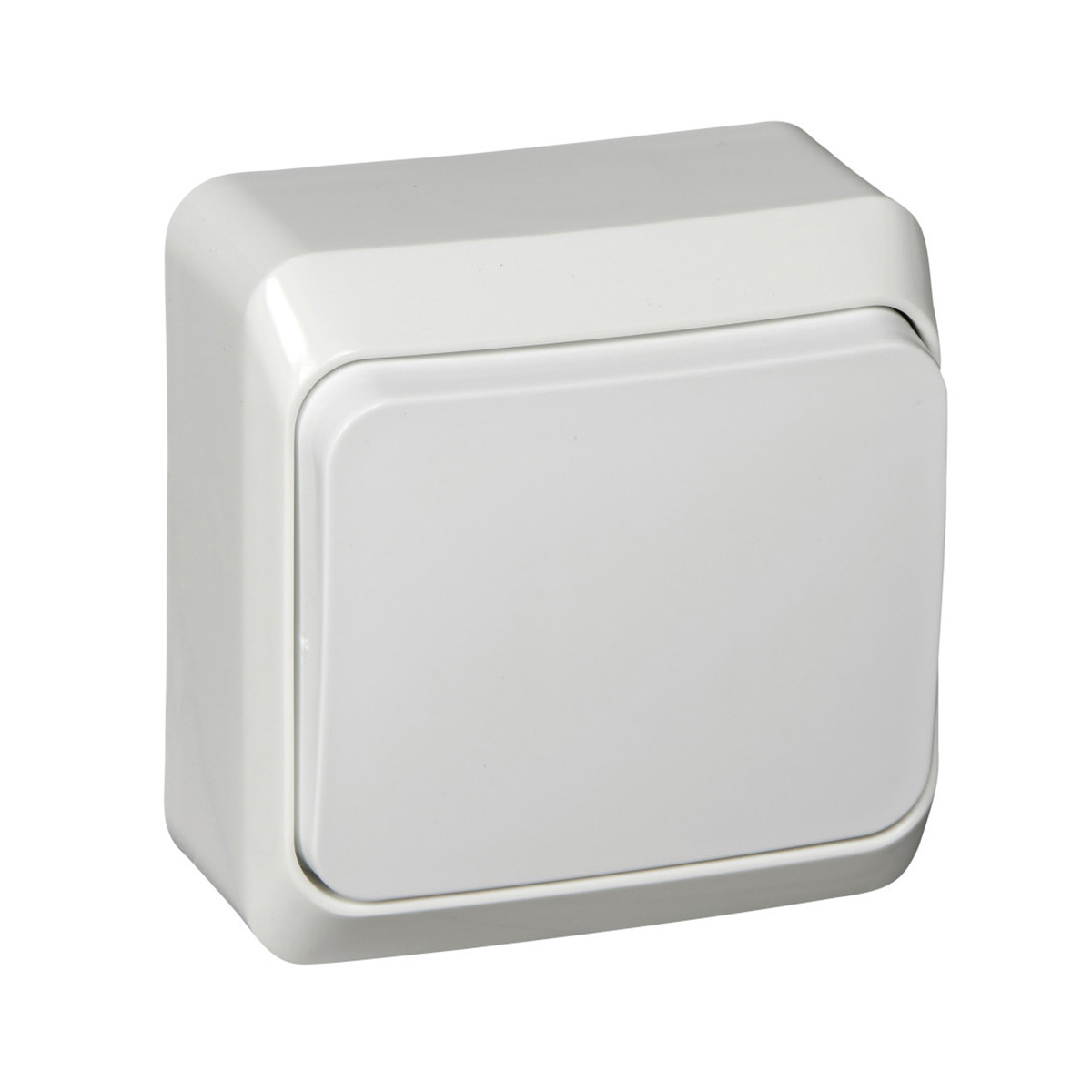 Переключатель открыт. уст. "этюд" 1 кл. 10а, белый (1/25/200) "schneider"