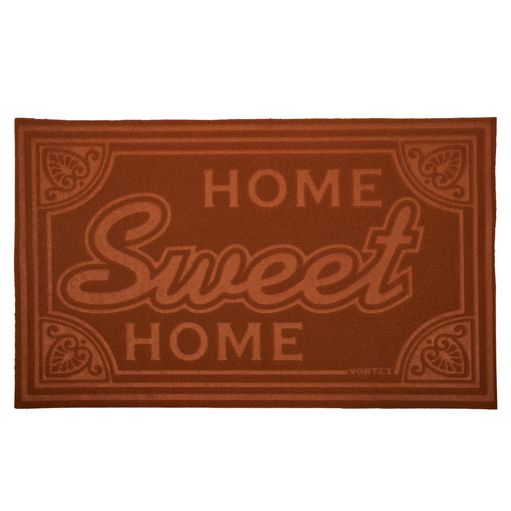 Коврик придверный "comfort" 45*75 см "home, sweet home" (1/15) "vortex" 22378
