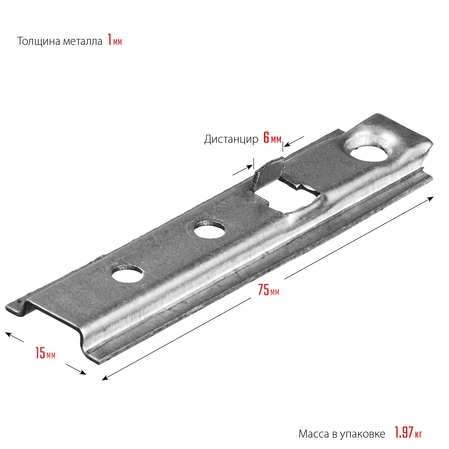 ЗУБР Планка-Волна, 75 мм, цинк, 160 шт, крепеж для монтажа фасадной и террасной доски (30703-75)