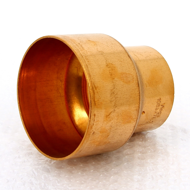 Муфта переходная однораструбная 108 х 76 мм VIEGA НВ пайка медная