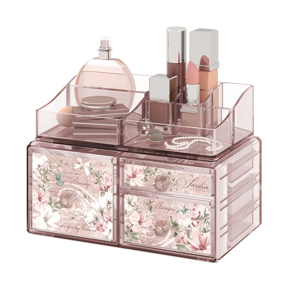 Органайзеры для косметики и аксес. "jardin" набор 2 шт. (1/6) "valiant" jr-org-s3s8