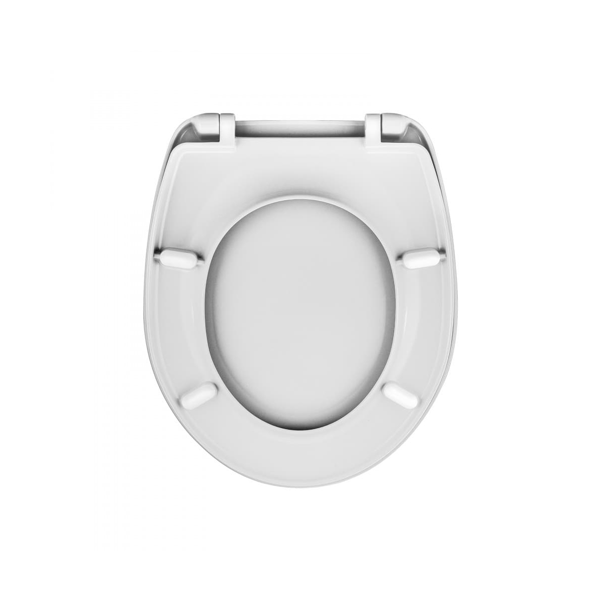 Сиденье для унитаза "cezar a" белое, крепление металл. (1/5) "berges"