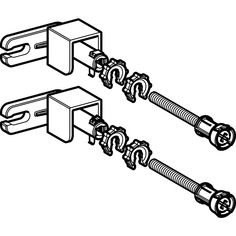 Geberit Комплект крепления к стене Geberit Duofix для отдельного монтажа (2 шт.)