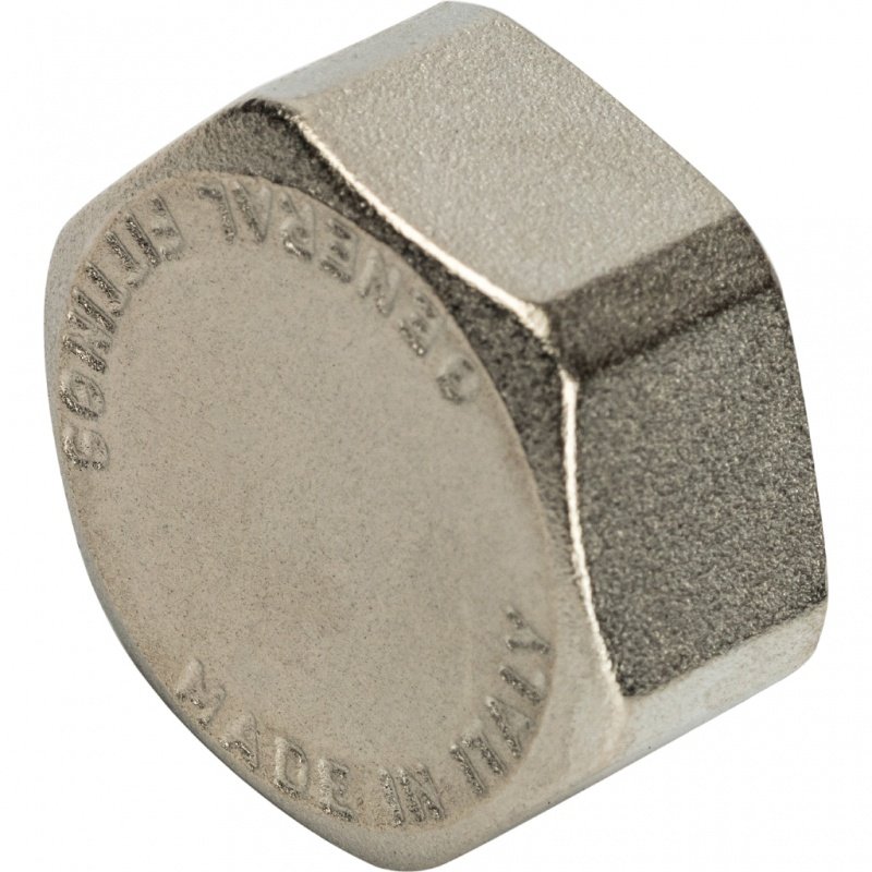 Заглушка резьбовая ВР 3/4" никель STOUT