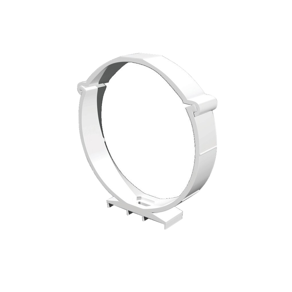 Держатель круглых каналов d-100 мм пластик (1/50) "эра"  10дкп