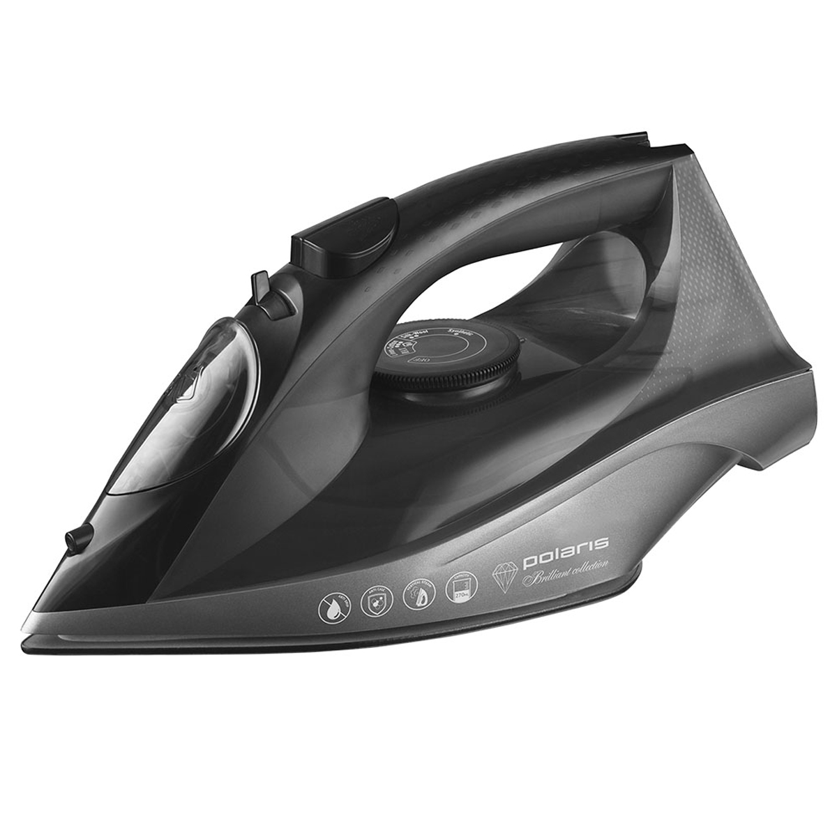 Утюг pir 2430k 2400 вт подошва керамич. (аквамарин) (1/8) "polaris"