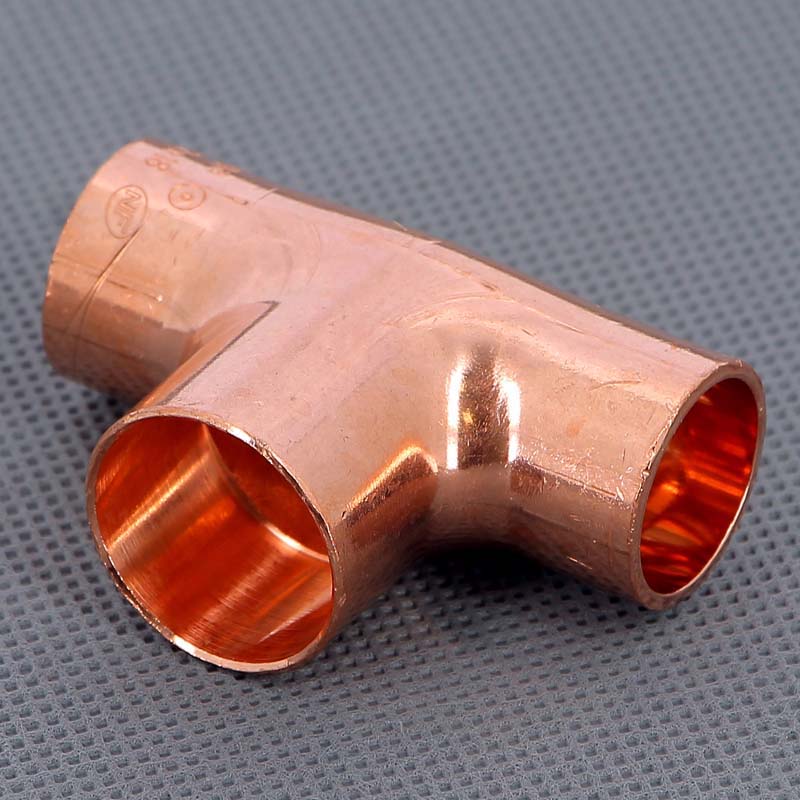 Тройник переходной под пайку 18 х 22 х 18 мм VIEGA медный