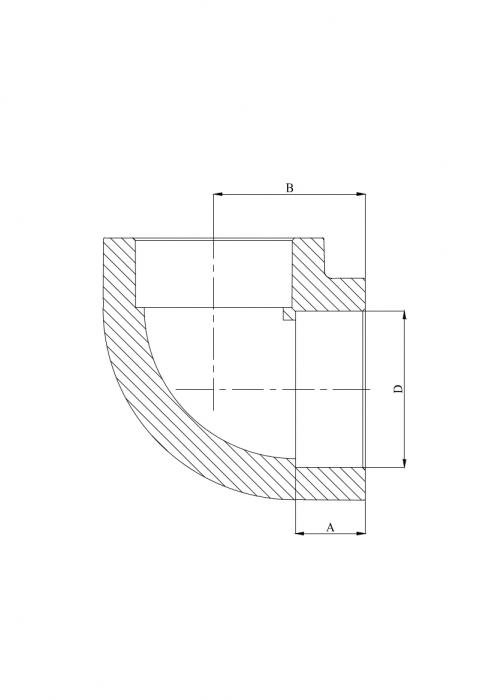 Колено 90° D = 20 мм полипропилен PP-R100 серый HEISSKRAFT