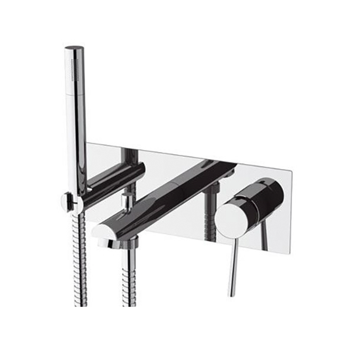 Смеситель для ванн "minimal" n04 встраиваемый (1/3) "remer"