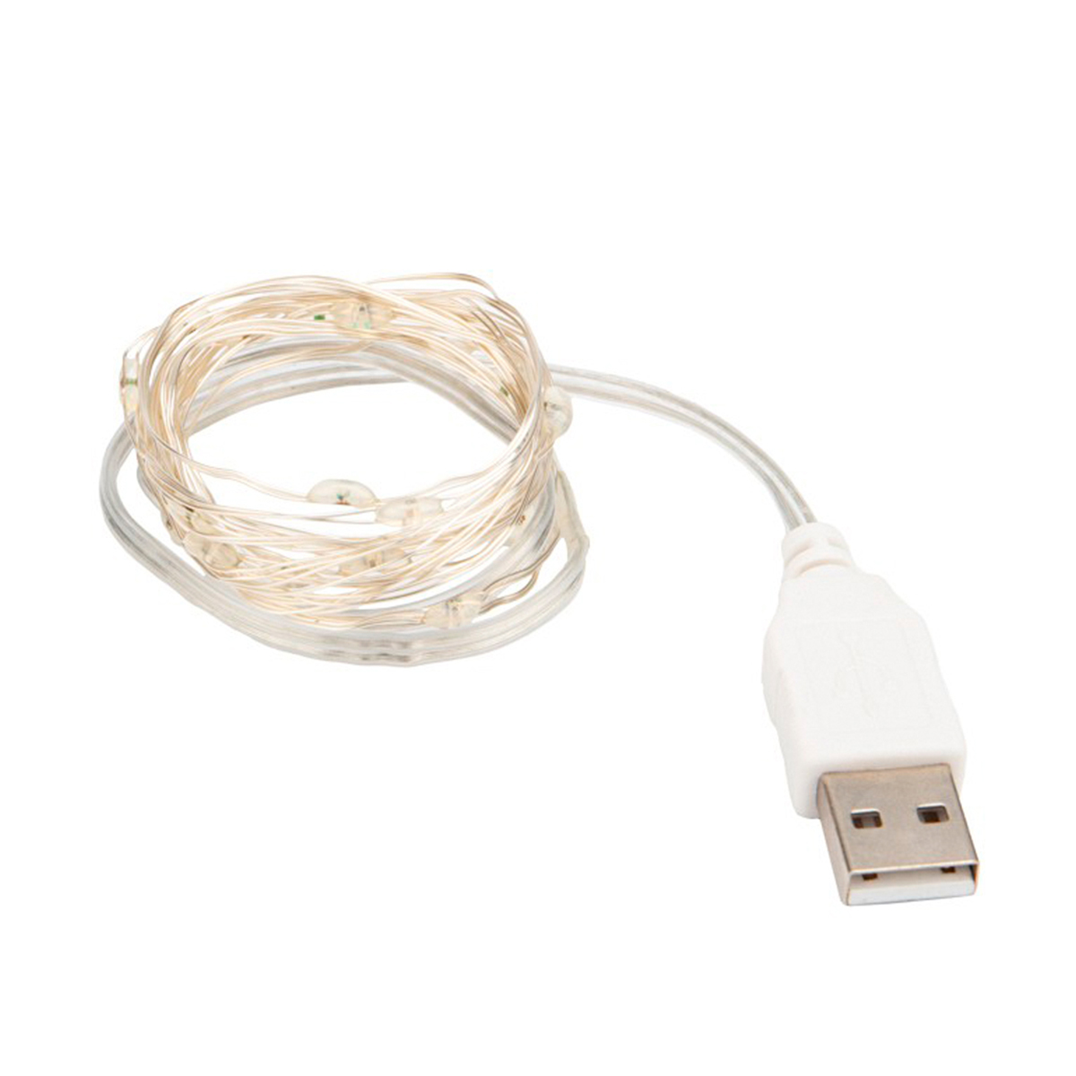 Электрогирлянда "роса" 2 м, 20 разноцв. ламп (1/250) "neon-night" 315-959