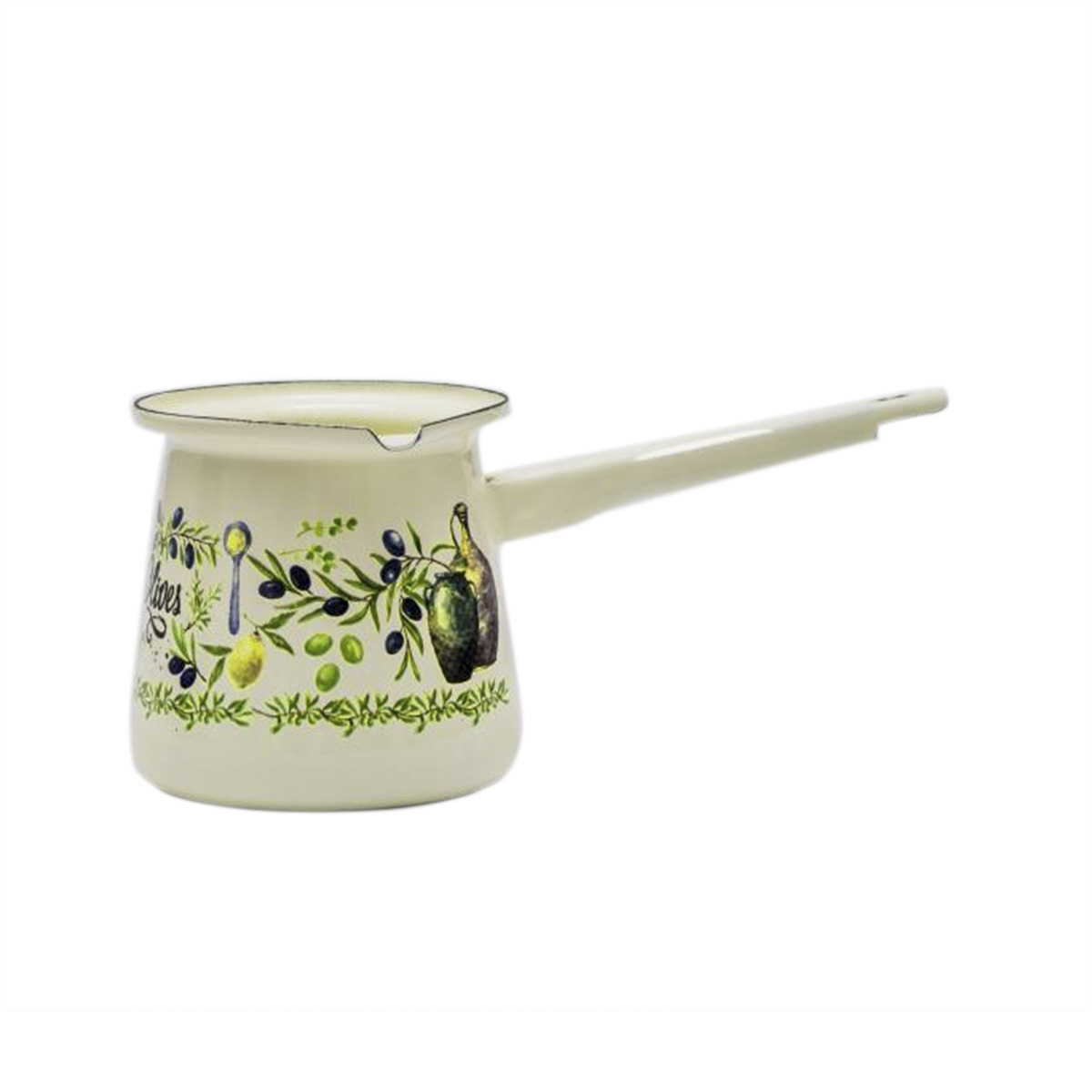 Турка эмалиров. "олива" 0,4 л (1/6) "metrot"