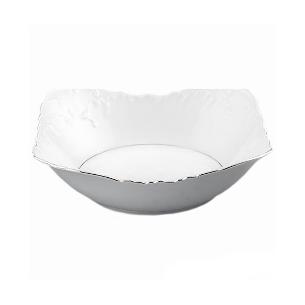 Салатник "rococo" two lines gold 14*14 см (1/6/36) "cmielow" 0033410 rococo 3604