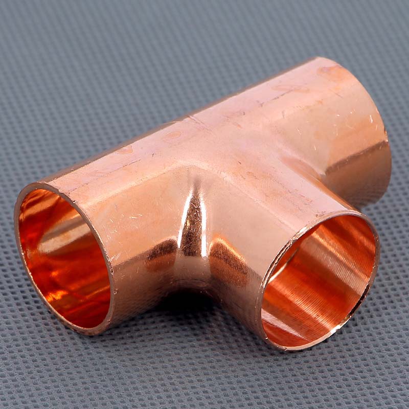 Тройник равнопроходной VIEGA под пайку 28 мм медный