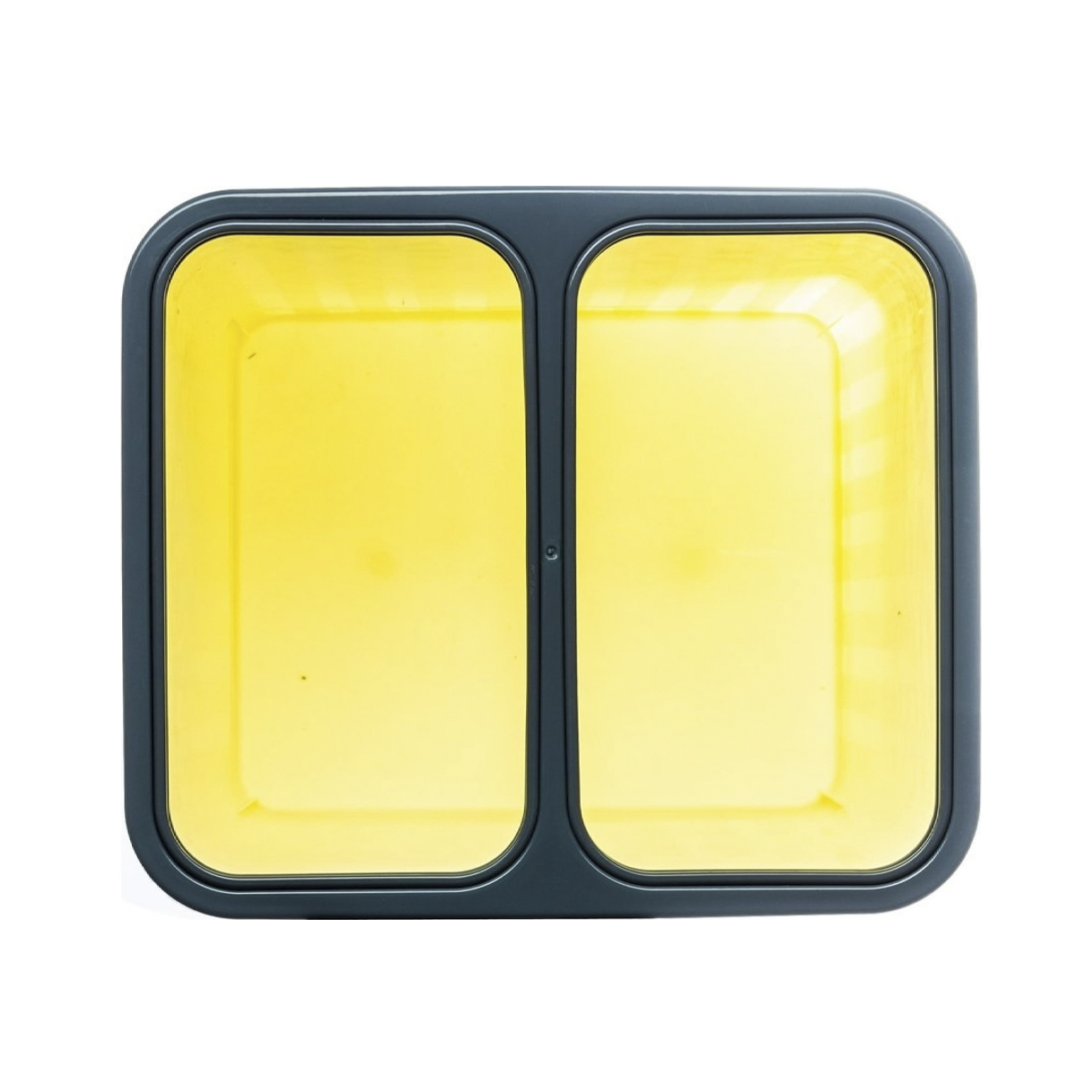 Бак пласт. для сортировки мусора 21,6 л прямоуг. (белый) (1/32) "happi dome" hdb-040-21_wht