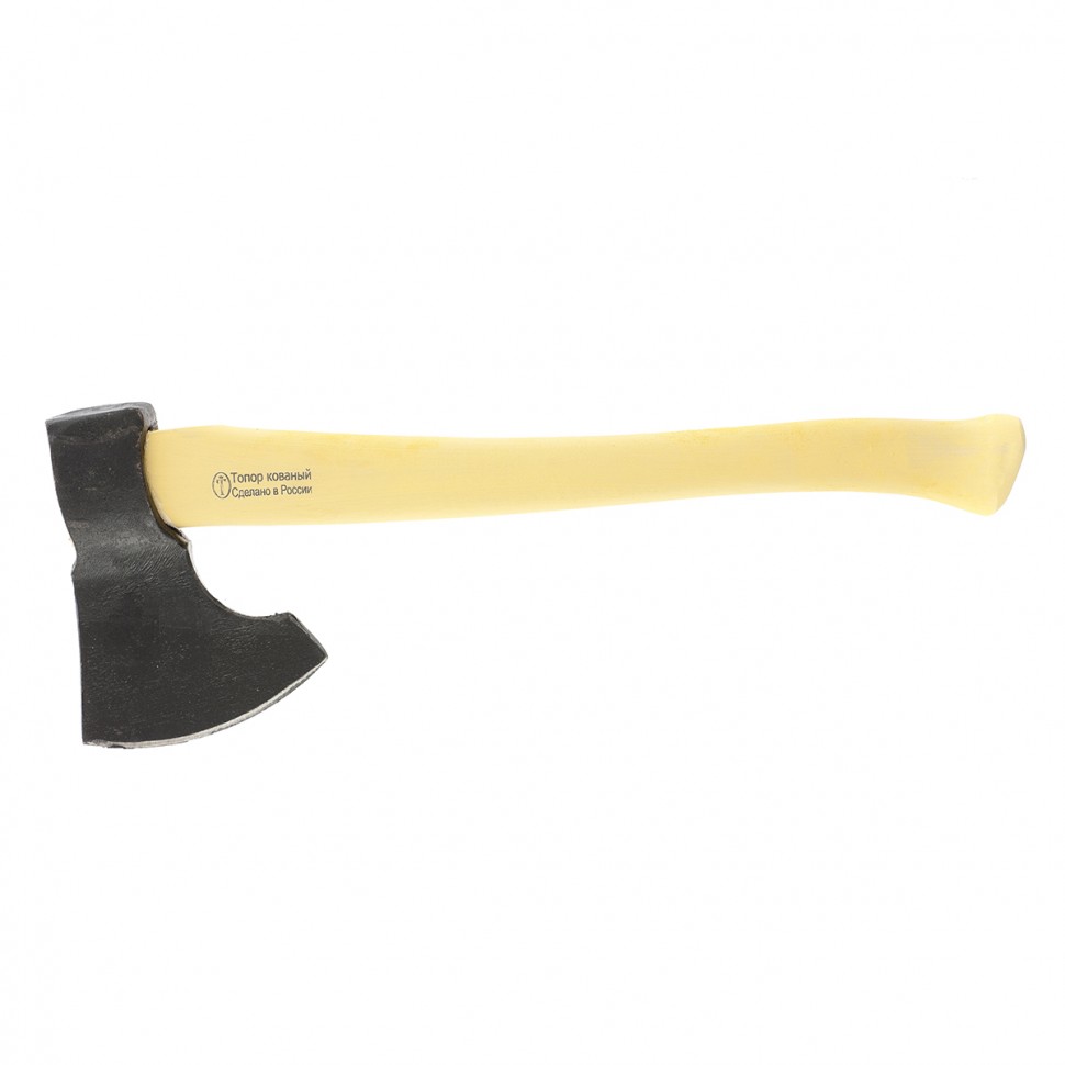 Топор кованный, в сборе, 1100/1480 г, деревянное топорище, 520 мм, таежный "Тигр", г. Вача (21695)