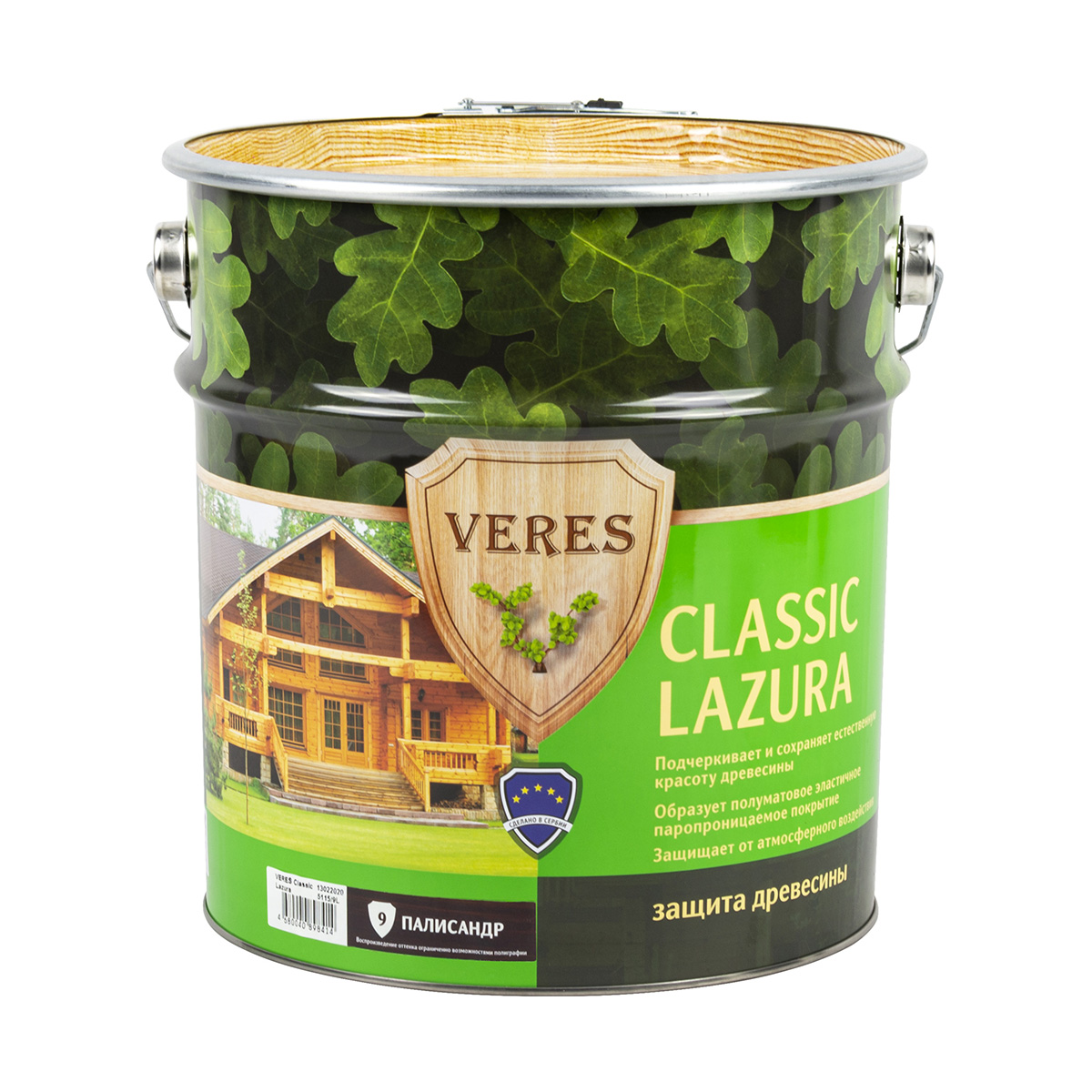 Верес классик лазура № 9 палисандр  9 л (1) "veres"