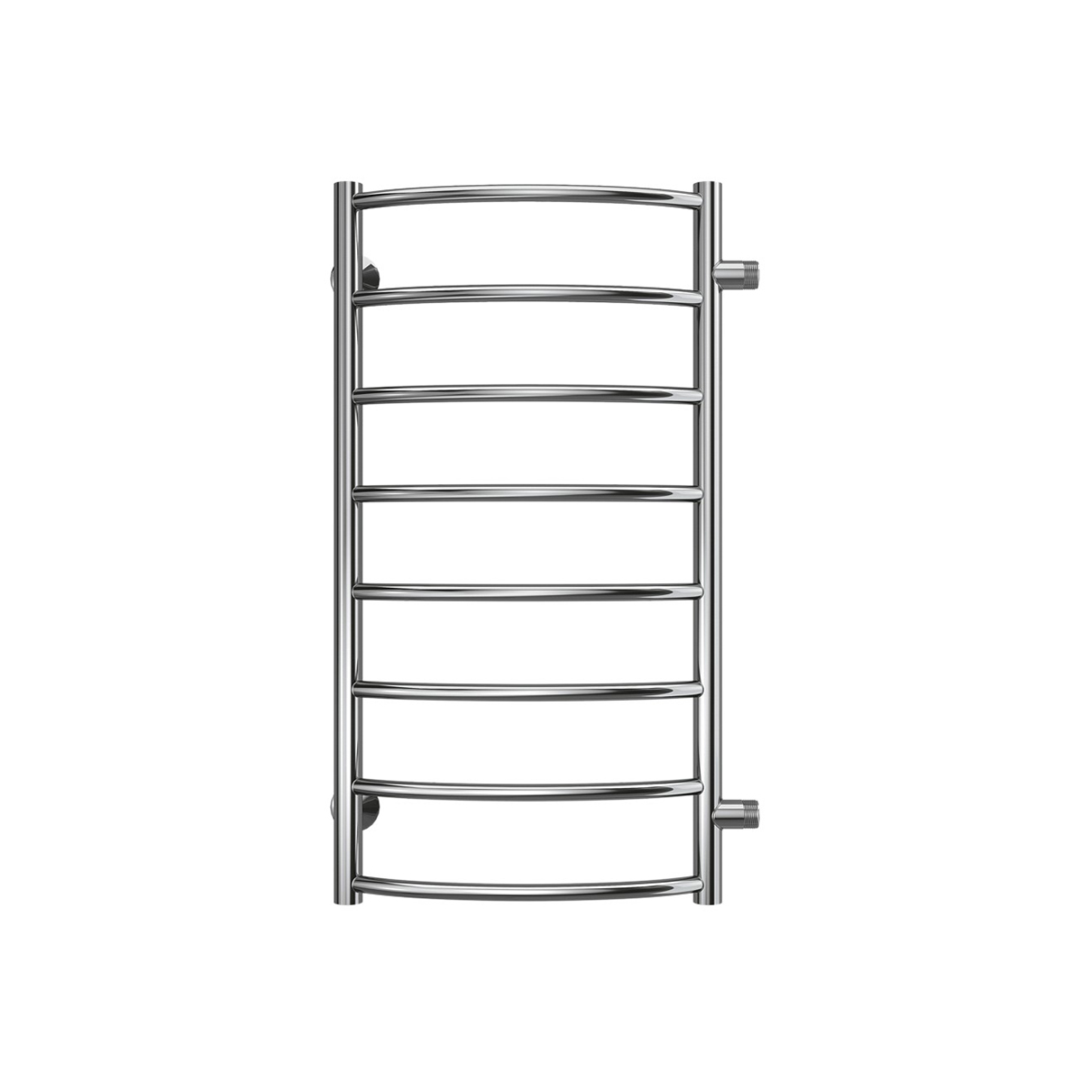 Полотенцесушитель водяной "классик" п8 400*800 боковое подключ. 600 (хром) "terminus"