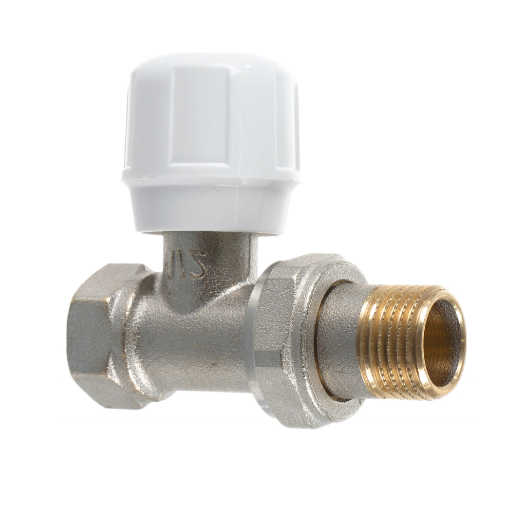 Вентиль ручной прямой 1/2" ВН UNI-FITT с разъемным соединением 1,72 Kvs