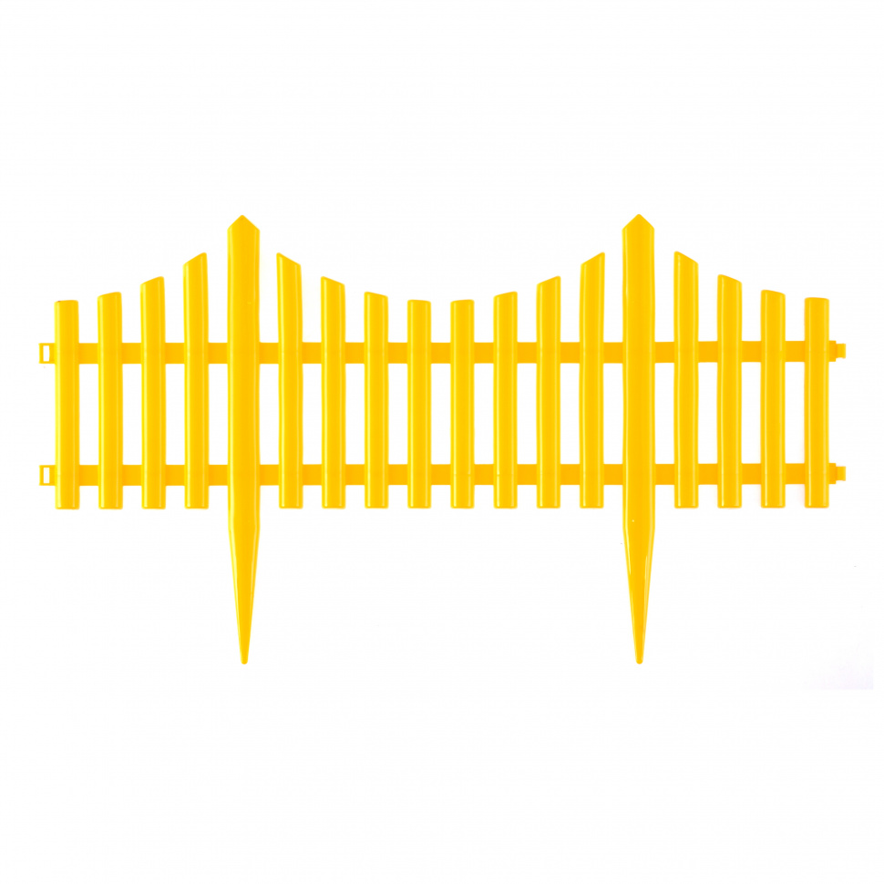 Забор декоративный "Гибкий", 24 х 300 см, желтый, Palisad (65016)