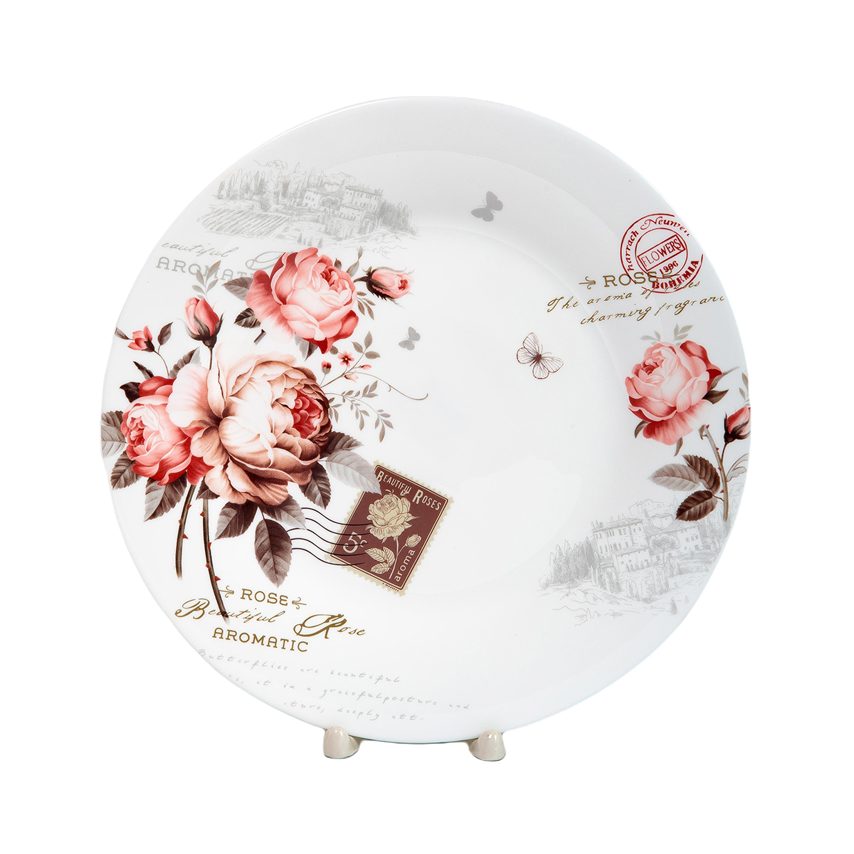 Тарелка обеденная "жозефина" 25 см (1/6/36) "olaff" 197-21015