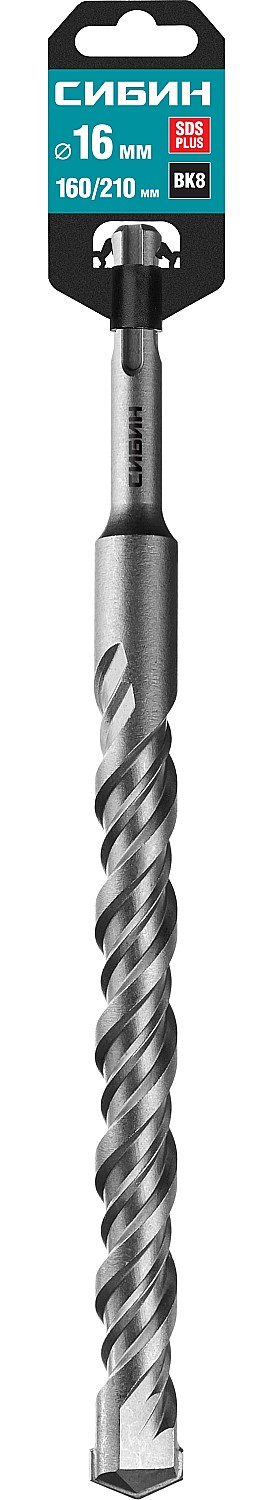 СИБИН 16 х 210 мм, SDS-plus бур (29312-210-16)