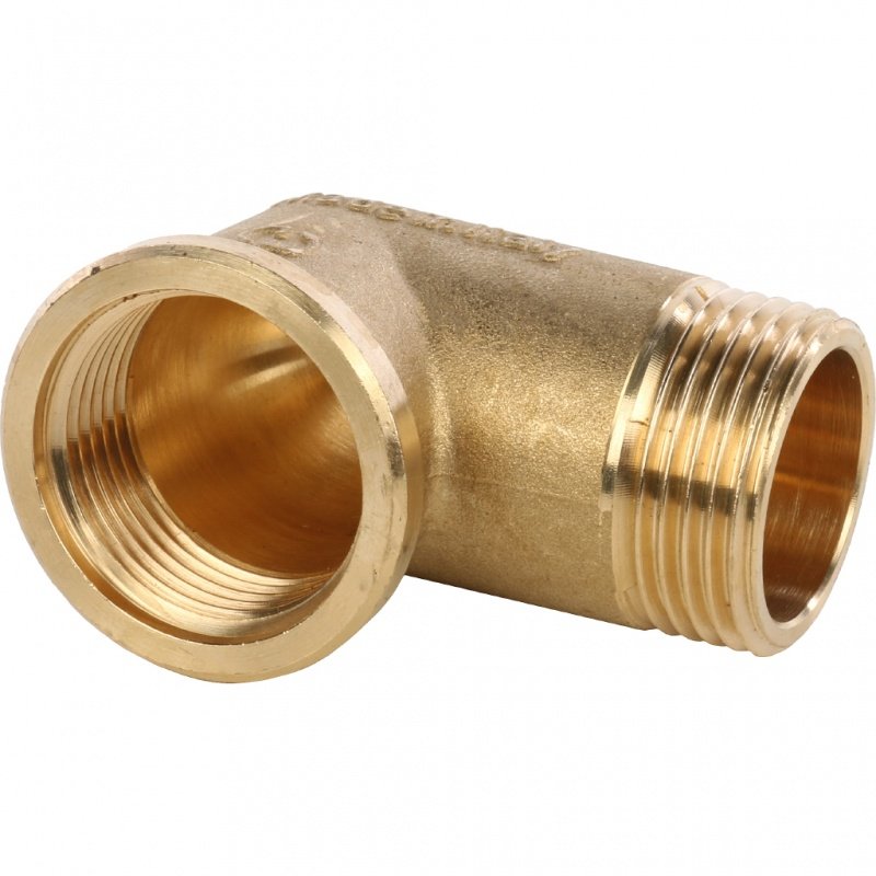 Угол резьбовой ВН 1" латунь STOUT