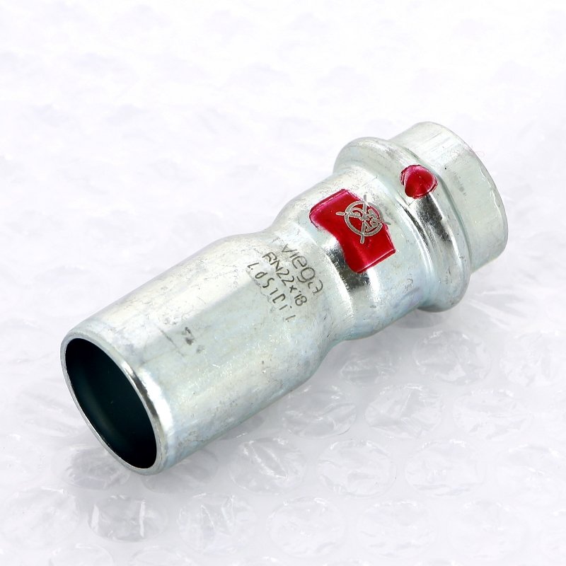 Муфта пресс 22x18 оцинкованная сталь Prestabo VIEGA