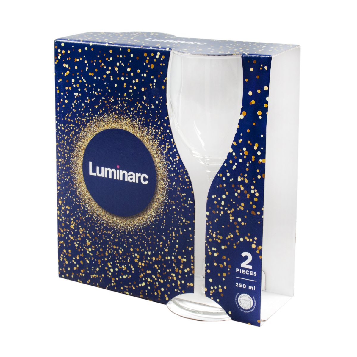 Бокал для вина "эталон" 250 мл (набор 2 шт.) (1/6) "luminarc"