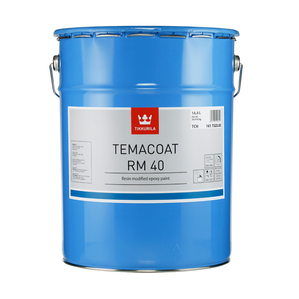 Краска эпоксидная "темакоут" рm40 tvh  7,2 л (1/44) "тиккурила"