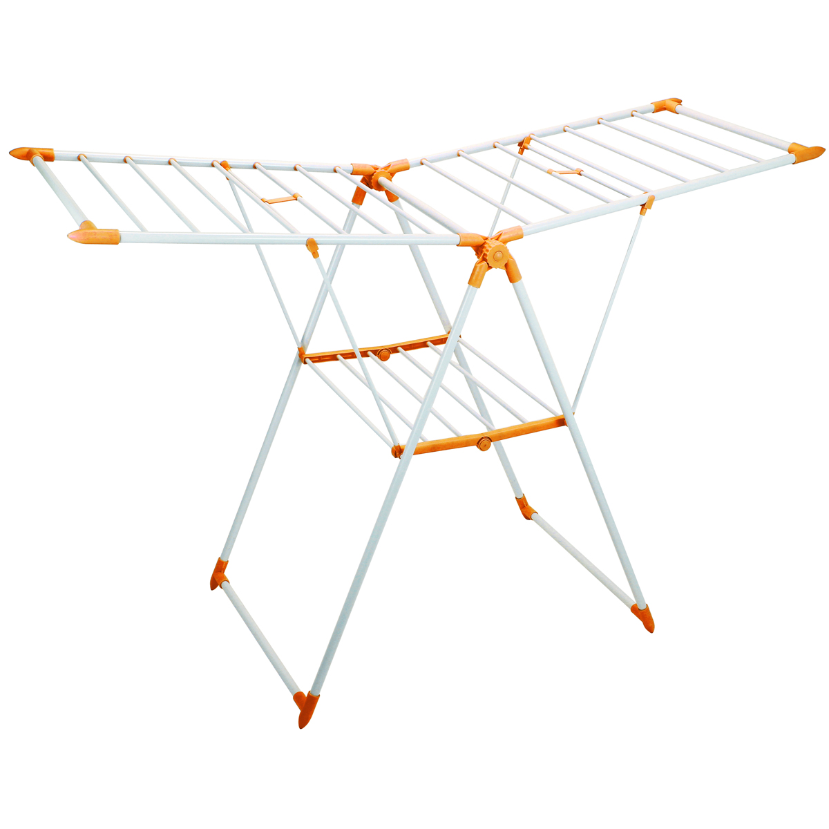 Сушилка для белья напольная Рыжий кот CD-1042 145 x 60 x 97 см, сушильное полотно 16 м