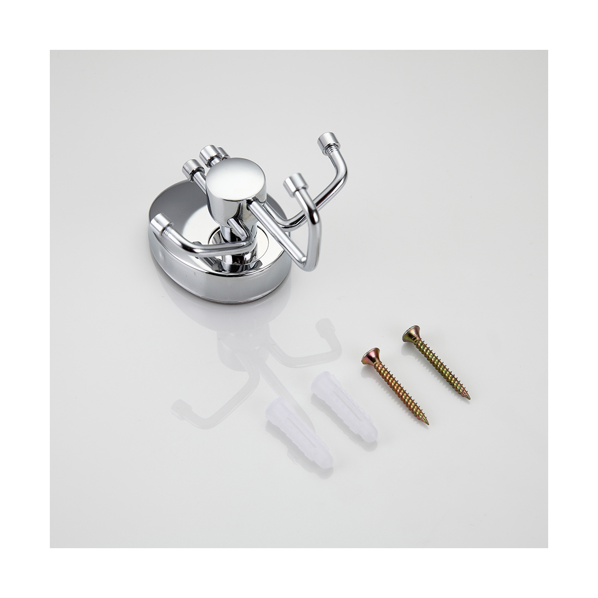 Крючок тройной f1605-3, хром (1/25/50) "frap"