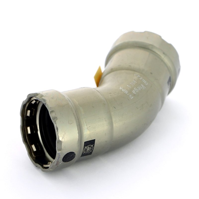 Угол 45 град. пресс оцинкованная сталь Megapress VIEGA 1"