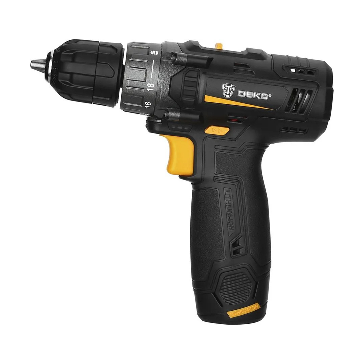 Дрель-шуруповерт аккум. gcd12du3 li-ion со съемным патроном, 2 аккум. (1) "deko" 063-4115