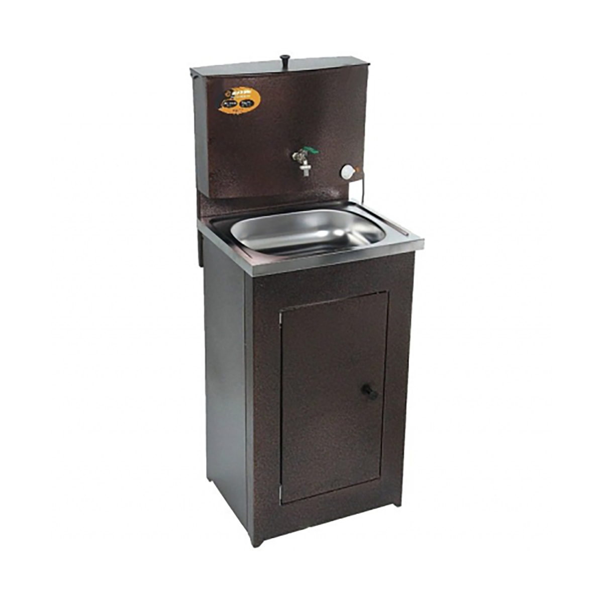 Комплект дачный "люкс" 17 л с подогревом, нержав. мойка, медь (1) "вихрь"