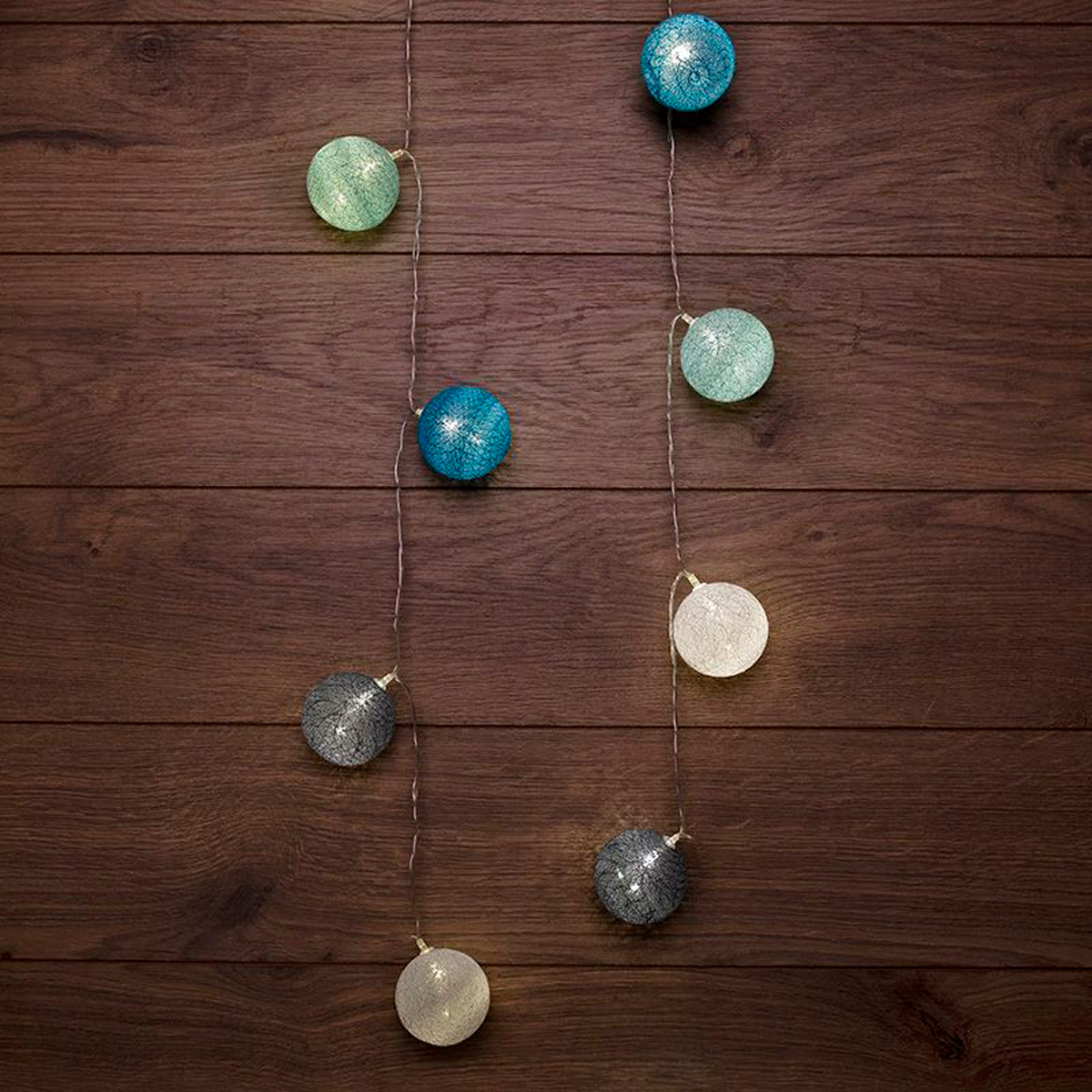 Электрогирлянда "фонарики северное сияние" 3,5 м, 20 теплых ламп (1/24) "neon-night" 303-086