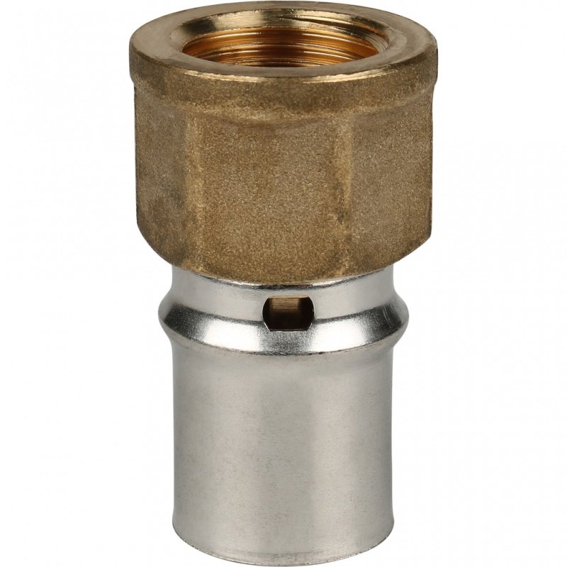 Муфта переходная под пресс 20 x 1/2" (ВР) STOUT для МП труб