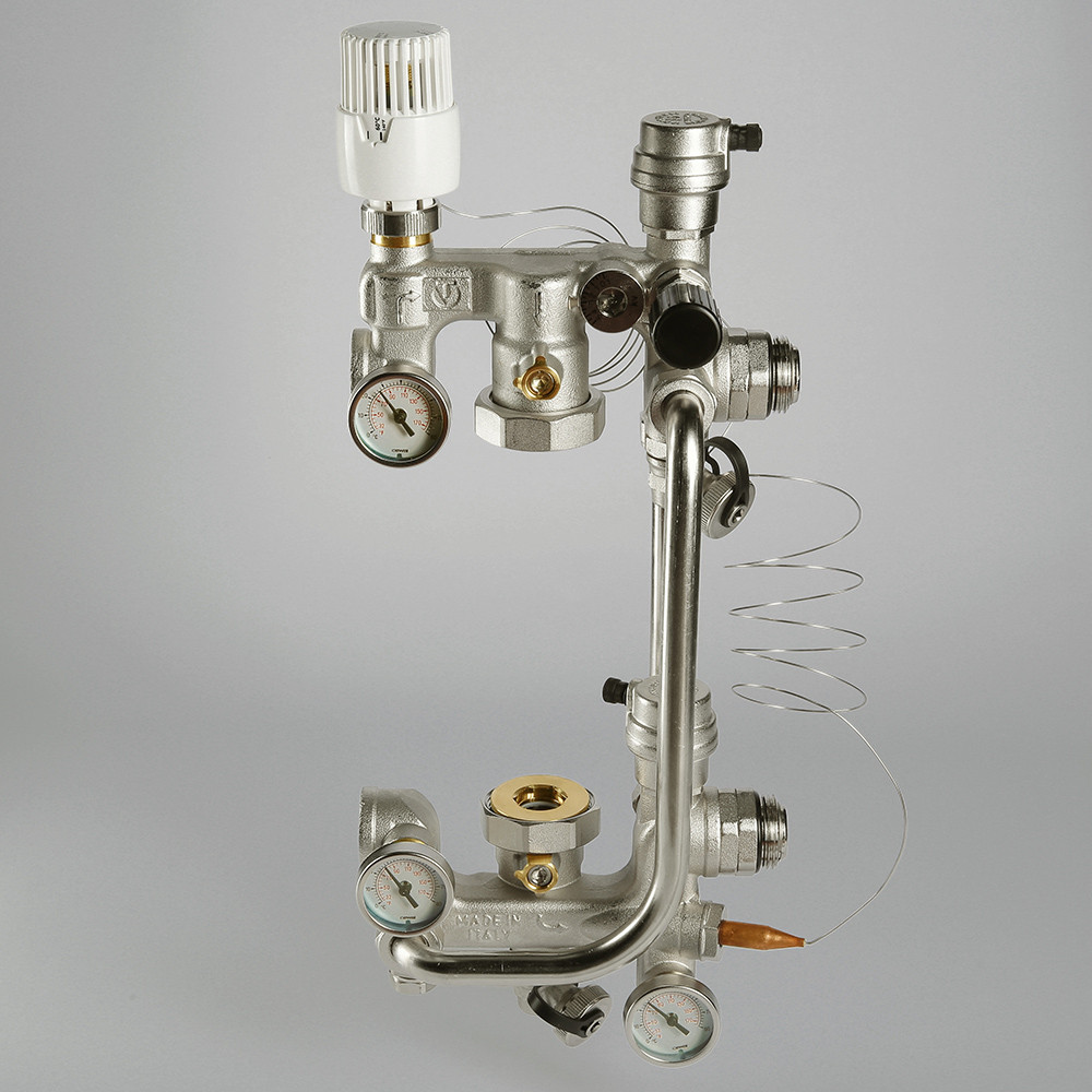 Насосно-смесительный узел 1" VALTEC COMBI 180 мм