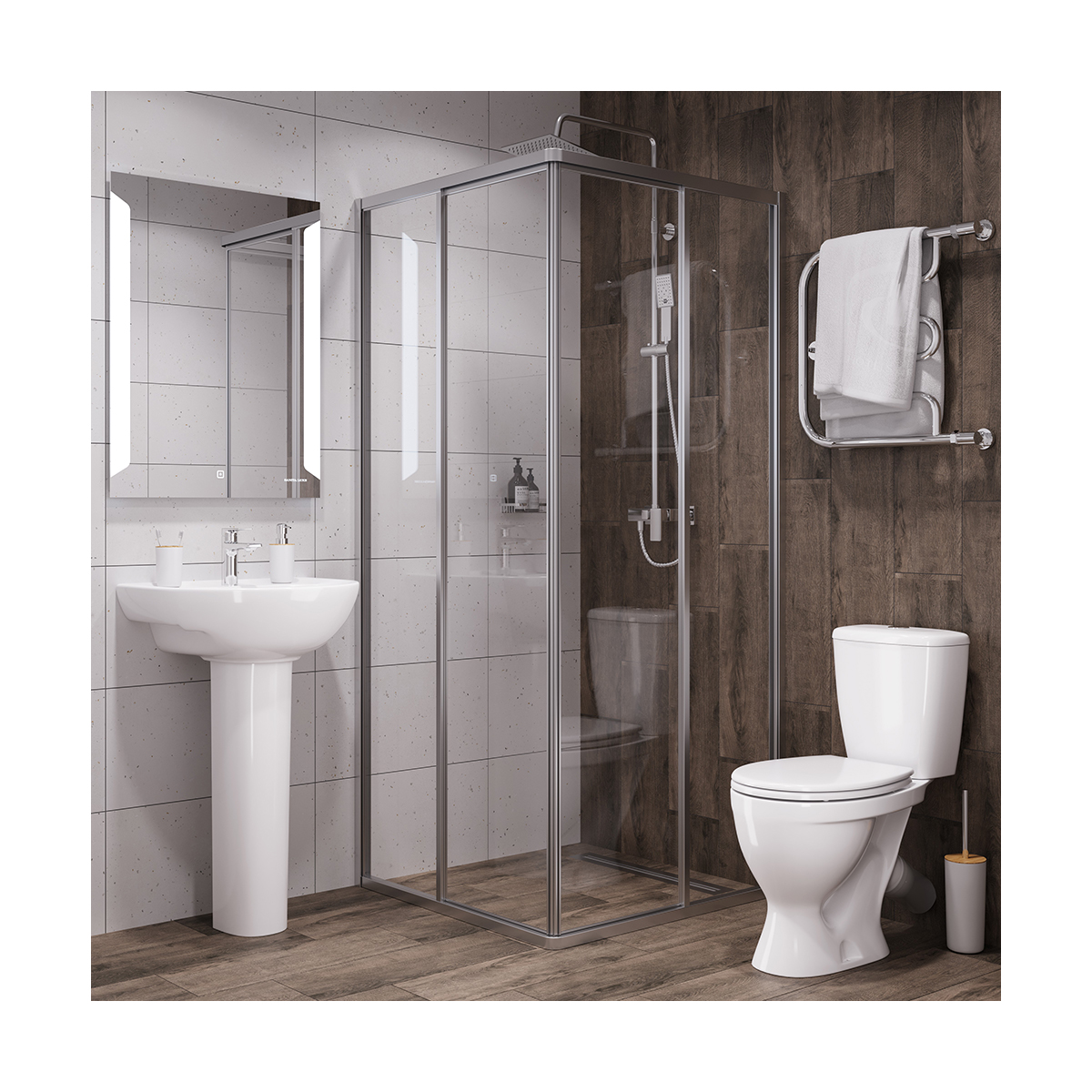 Унитаз напольный "эталон" комфорт белый "sanita" wc.cc/etalon/2-dm/wht.g/s1