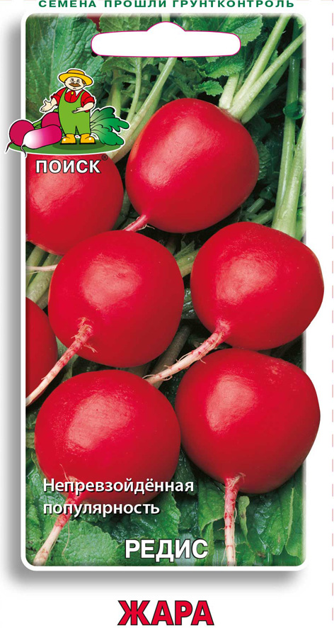 Семена редис "жара" 3 г (10/100) "поиск"