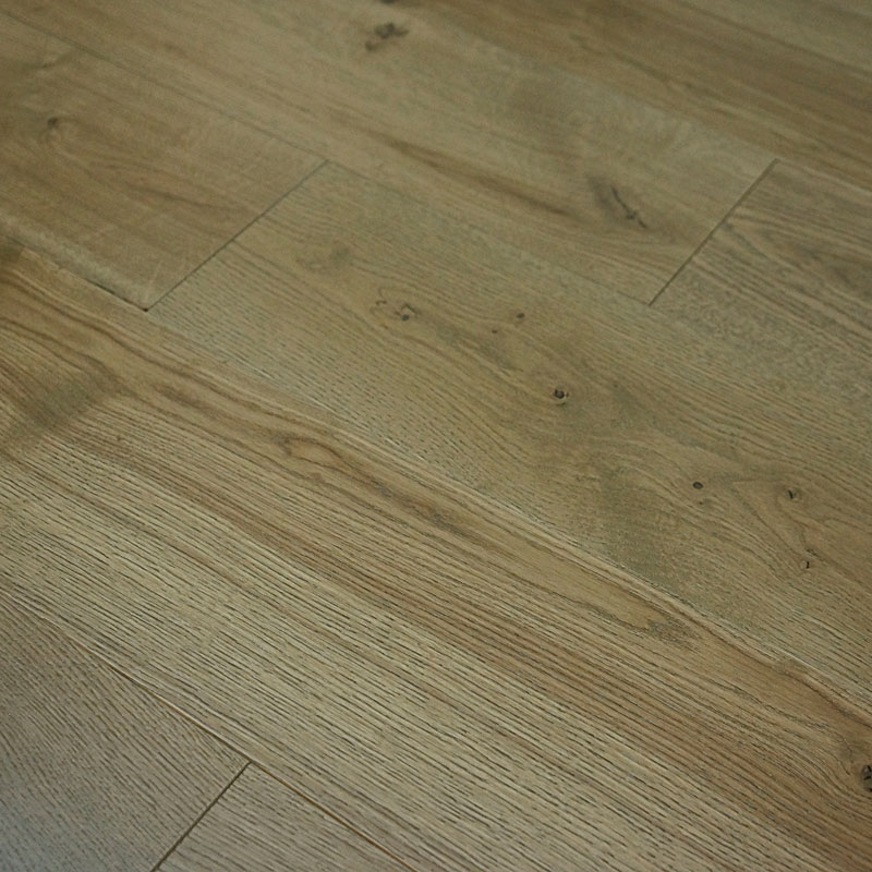 CHALLE 2-х слойная (шип-паз) Дуб Андорра Лайт (Oak Andorra Light) Рустик Лак 400-1500 x 140 x 15 / 1.68м2