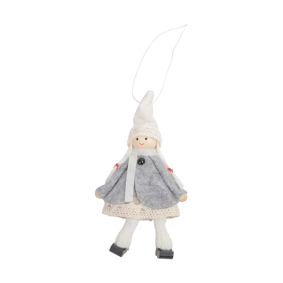 Украшение новогоднее "кукла" 11,5*6 см (1/20/200) "волшебная страна"