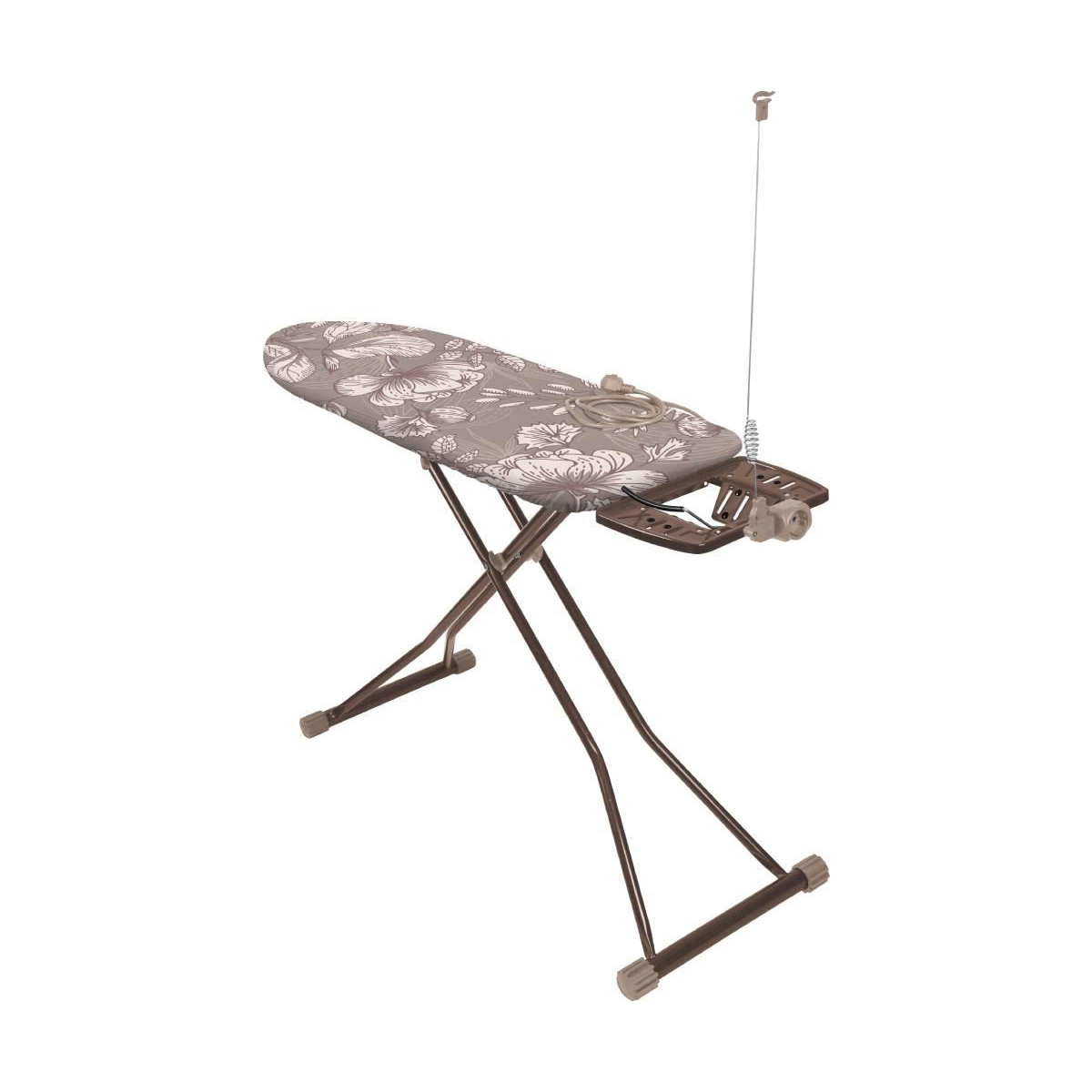 Доска гладильная "haushalt" hp2/f (flowers) 120 х 40 см (1/2)  термопластик  "ника"