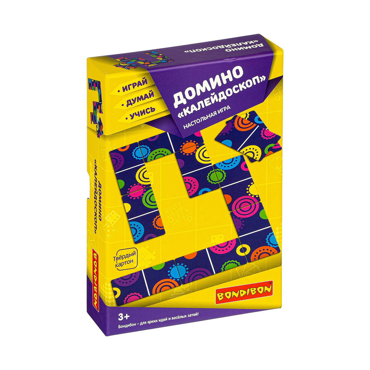 Игра настольная домино "калейдоскоп" "bondibon" вв3909