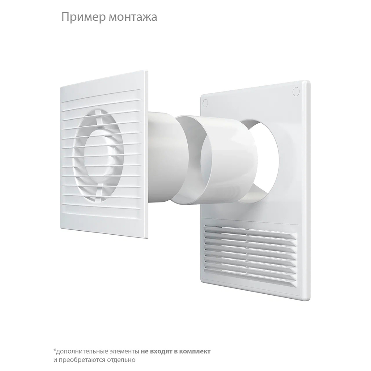 Площадка торцевая разъемная 185 х 254 мм с решеткой и фланцем d125 пласт. (1/20) "эра" 1825ру12,5ф