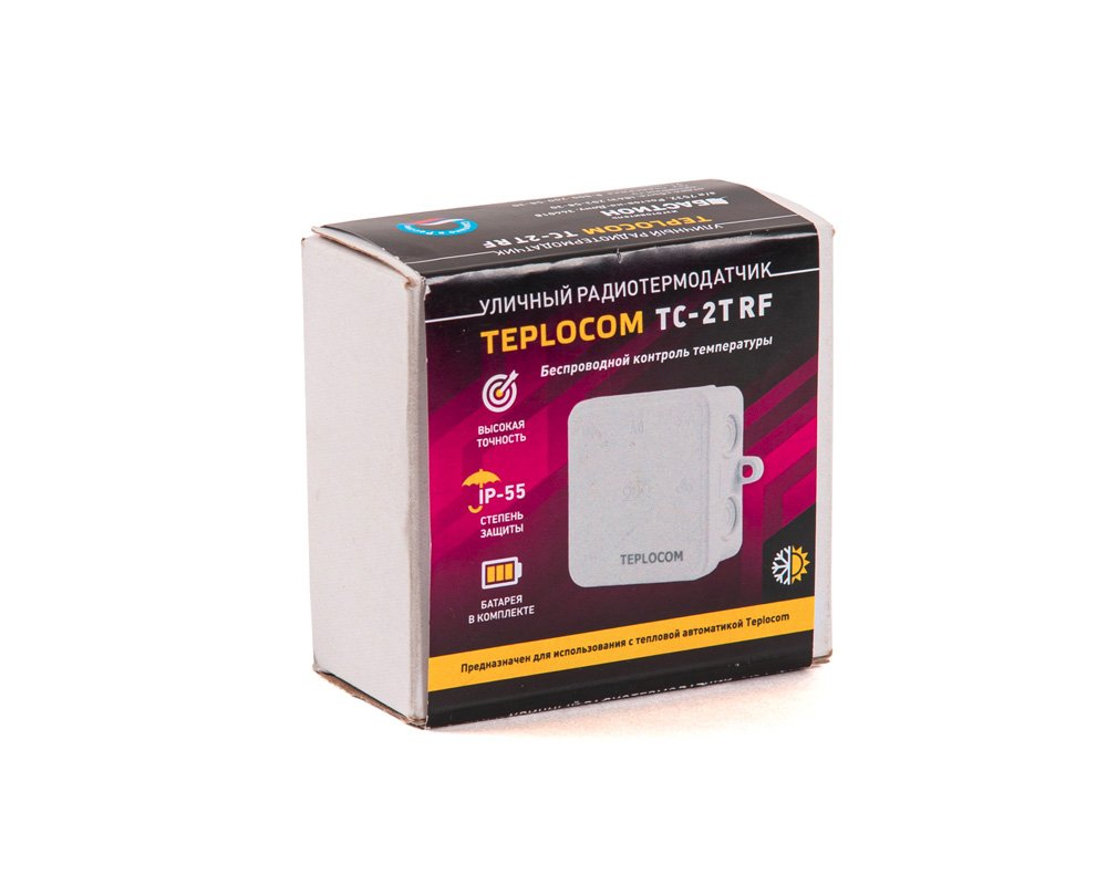 Датчик температуры уличный беспроводной Teplocom TC-2T RF БАСТИОН