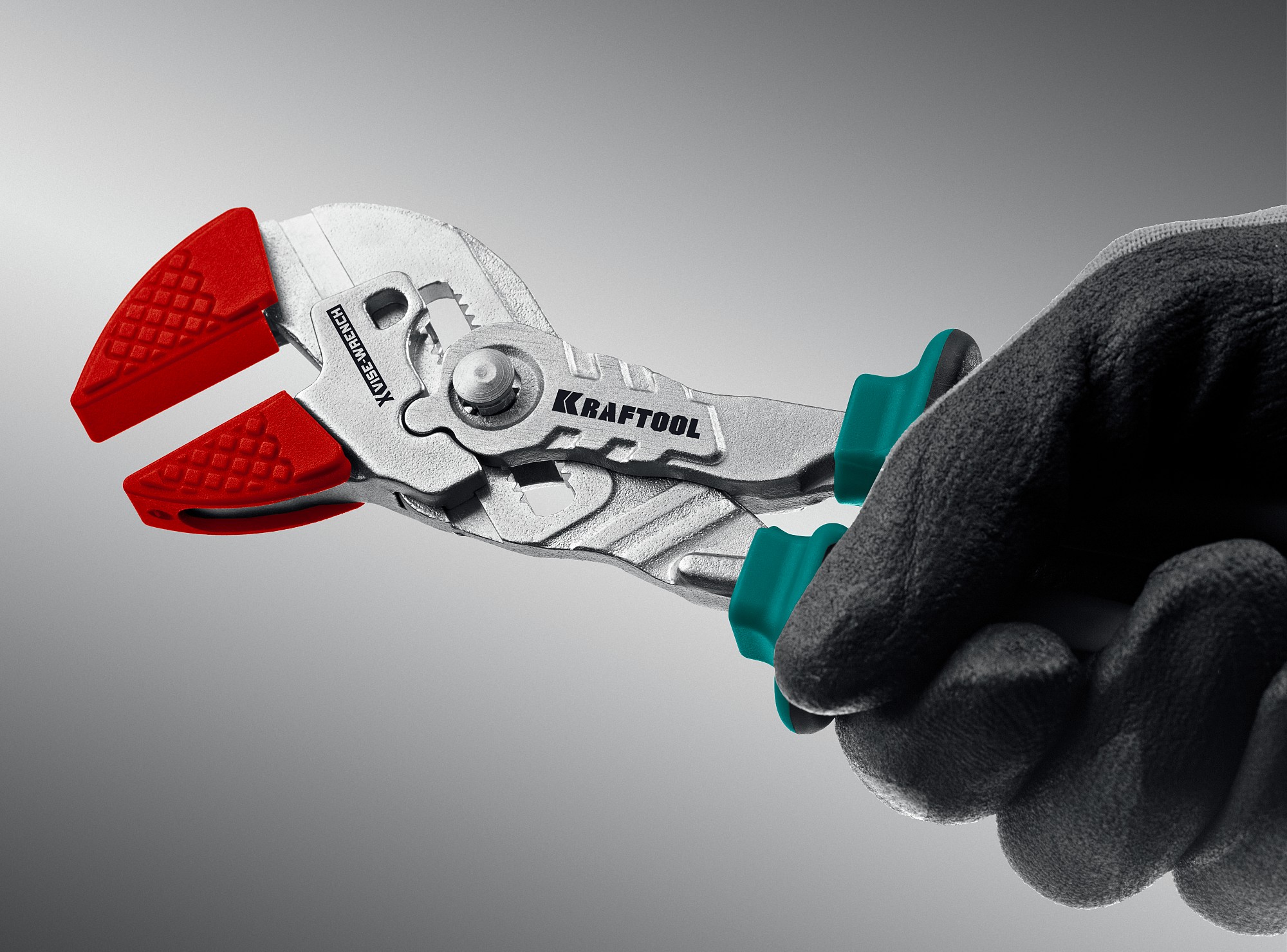 KRAFTOOL VISE-WRENCH X, 180 мм, клещи переставные-гаечный ключ (22066)