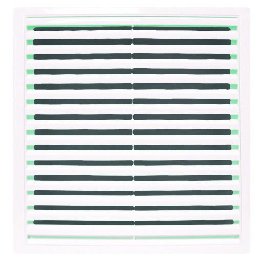 Решетка вентиляц. разъемная с сеткой 150 х 150 мм пласт. (1/60) "эра" 1515р